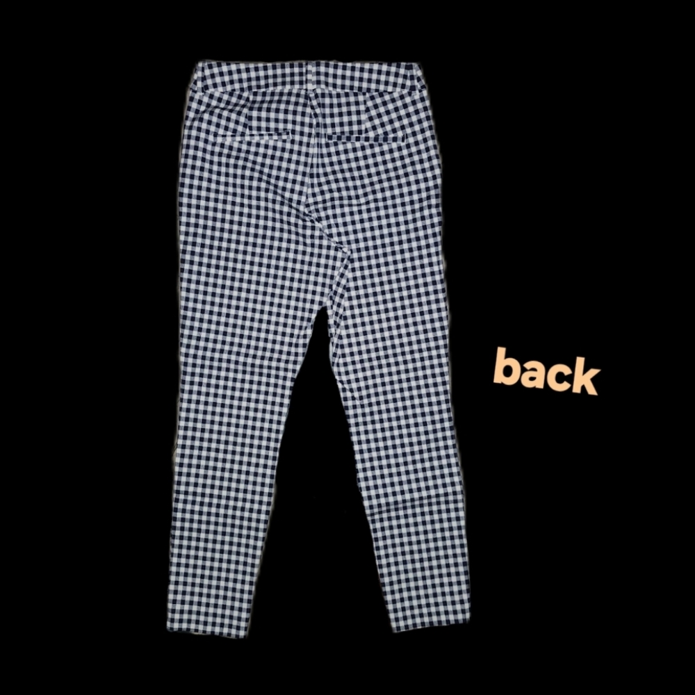 (3/$25) Old Navy Blue Plaid Pants - Picture 3 of 4